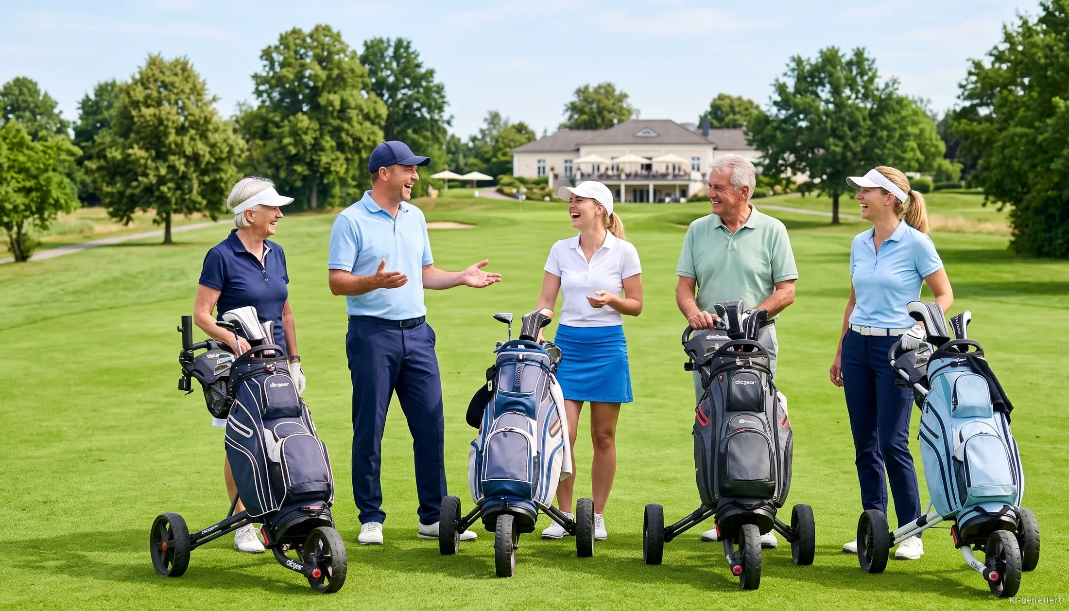 Golfer im Club